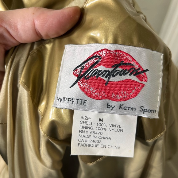 Vintage Raincoat by Ken Sporn. Whippette Gold Raincoat. - Picture 2 of 6